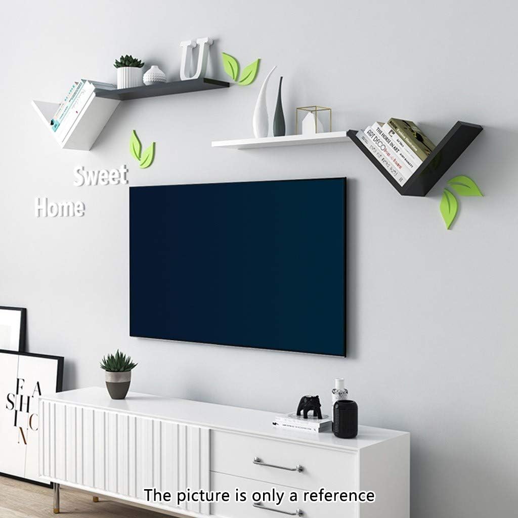 V Shape Wall Mounted Book shelf 2 Pcs