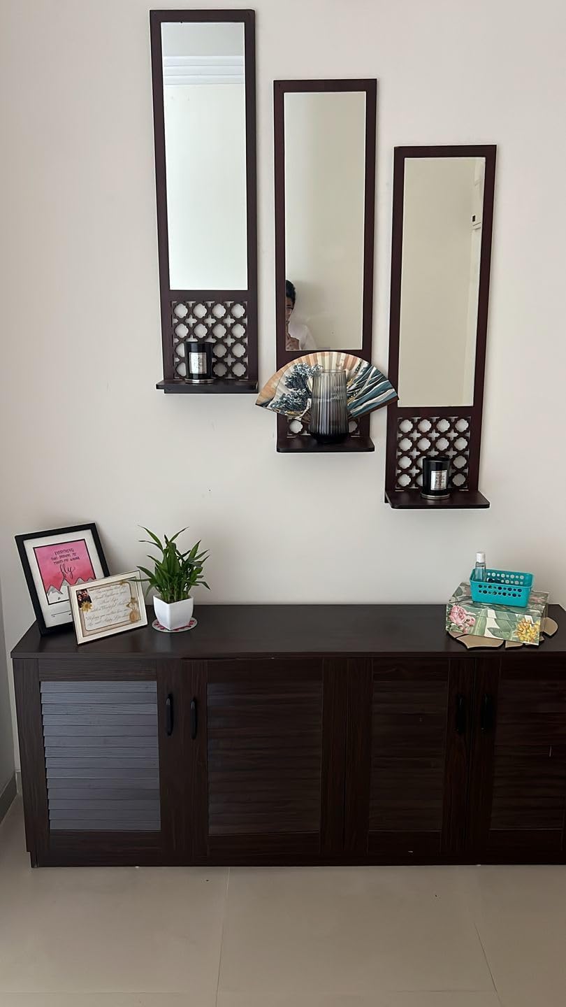 Morrocon Wall Art Décor Long Wooden with Acrylic Designer