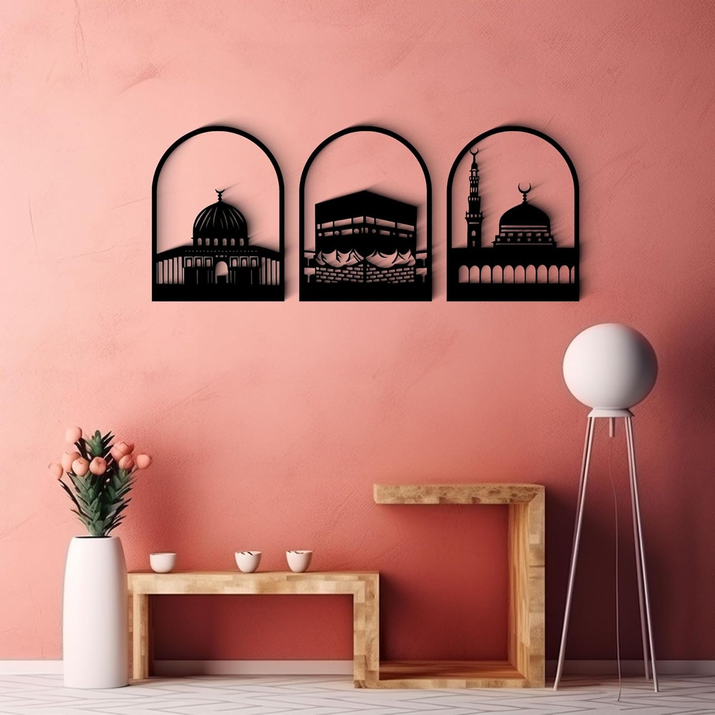 Islamic Wall Art 3 Pcs