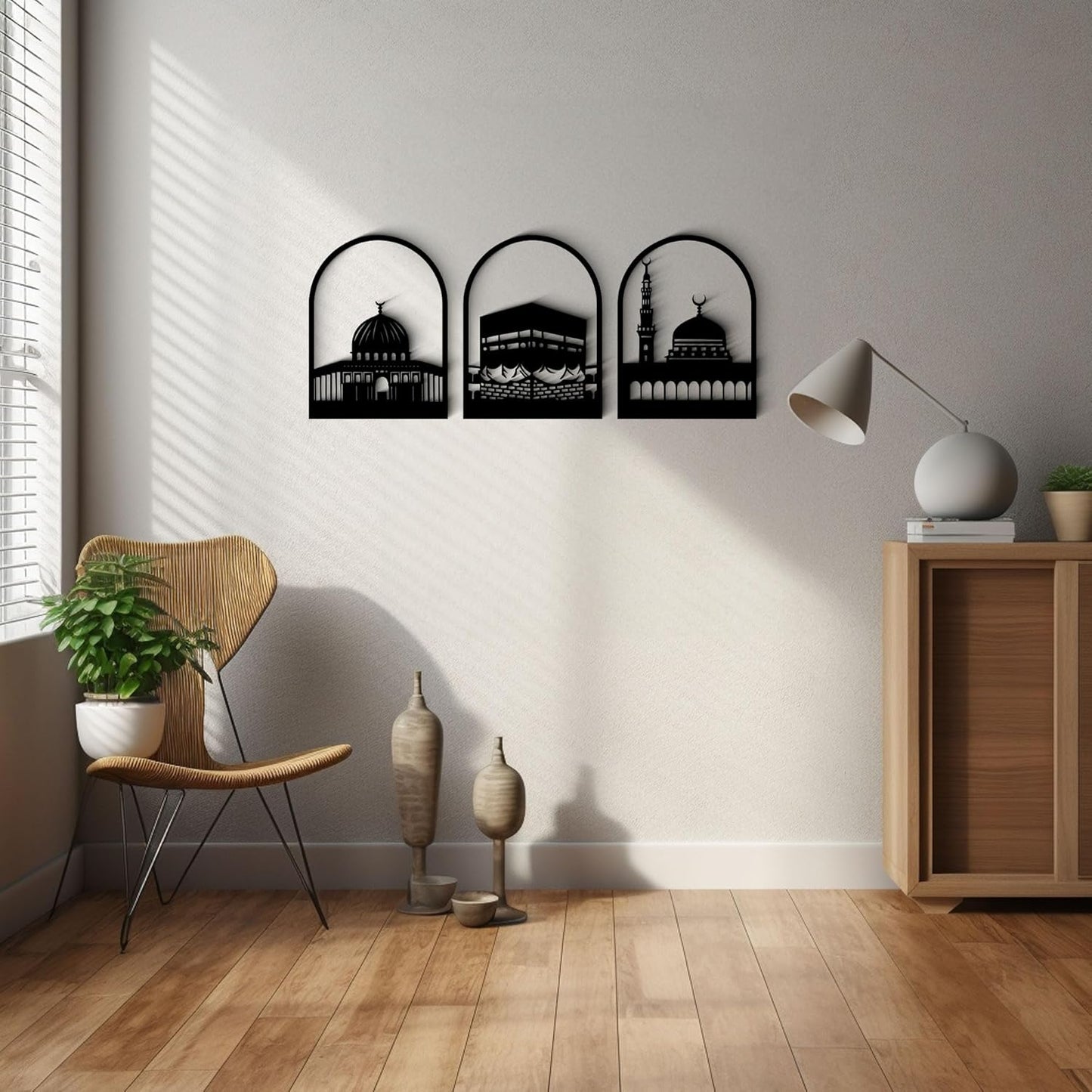 Islamic Wall Art 3 Pcs